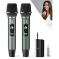 JYX Dual Wireless Microphones, UHF Handheld Karaoke Microphones with
