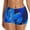 Blue, variant on Baqcunre Swim Bottoms for Women Shorts, Womens Swimwear Ethnic Printed Bikini Bottom Swim Shorts 1Pc Swimming Shorts White S