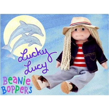 TY Beanie Bopper - LUCKY LUCY (13 inch)
