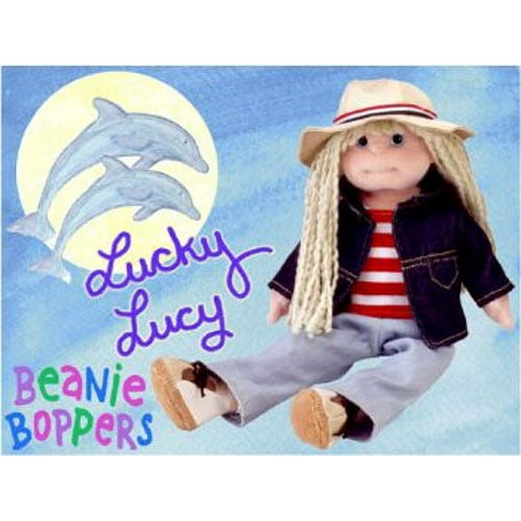 TY Beanie Bopper - LUCKY LUCY (13 inch)