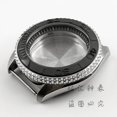 thumbnail image 4 of Caja de reloj con anillo negro de 42 mm y bisel inclinado para movimiento NH34, NH35, NH36, NH38 y NH70. Modificaciones de esfera de 28,5 mm. Mejora de la caja 007, 009 y 173, 4 of 5