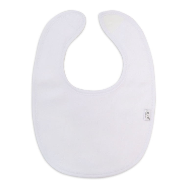 Neat Solutions 10 Pack White Infant Feeding Bibs photo 2