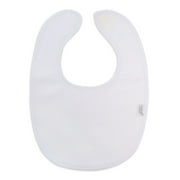 Neat Solutions 10 Pack Unisex White Solid Infant Bib