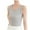 Gray, variant on Virmaxy Womens Casual Solid Color Camisole Sleeveless Vest Round Neck Top Going Out Spring Beach Vacation Oufits Fashion Clothes 2025 Summer Dressy Casual Blouses Black L