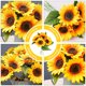 thumbnail image 5 of YSNOOWE Ramo Artificial De Girasoles Para Para Y Eventos, 5 of 5
