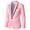 Pink, variant on Aayomet Mens Suit Jacket Big and Tall Suit Collar Single Two Buttons Slim Fit Round Hem Pocket Small Suit Casual (Yellow, XL)