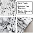 thumbnail image 4 of Tree Branch Printed Valance Curtain, 18'''' Long Kitchen Valance, Black, Grey Window Valances for Kitchen, Dining Room, Living Room, Bedroom, Kid’s Room 1Panel, 18''''Lx52''''W Valance, 1 Panel, 4 of 8