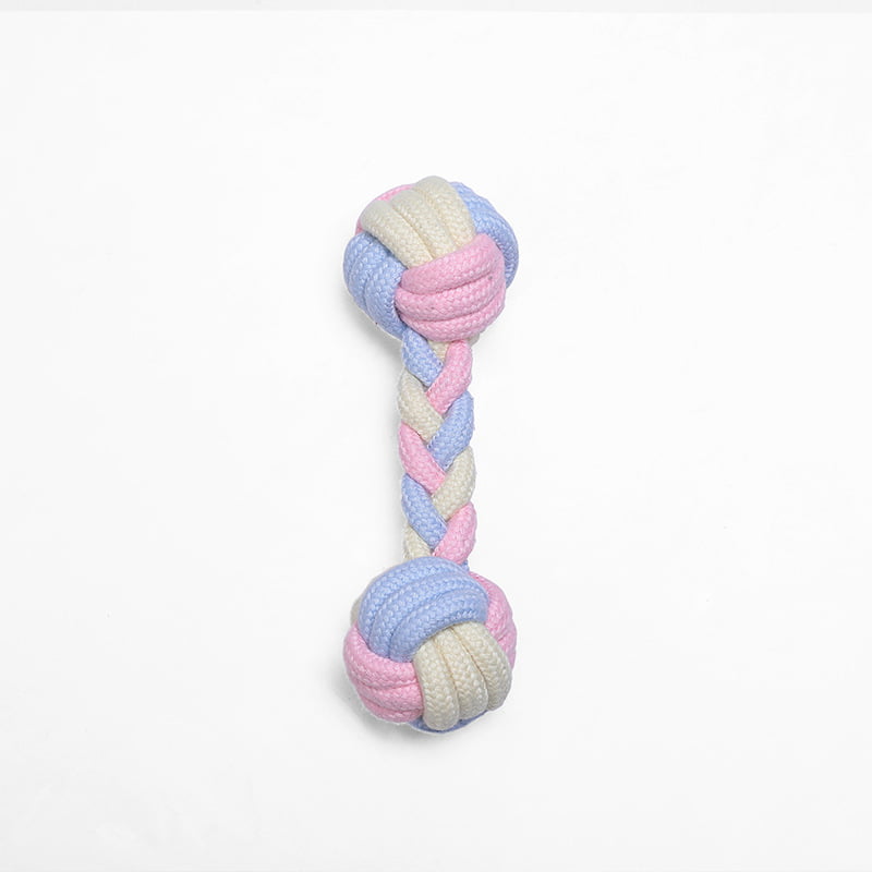Teeth  Teeth Cleaning Dog Chew Knot Pet Toys Rope Ball 