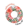 thumbnail image 3 of Salvavidas Dona Inflable Tropical Rosa Bestway Plástico Resistente, 3 of 5