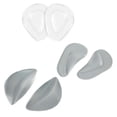 thumbnail image 3 of QualitChoice 5 Pcs Coussinet d'Avant-pied Portable Réutilisable Lavable Flexible Marche Course Talons Hauts Semelle de Chaussure de Rechange 9.7x5.5cm, 3 of 6