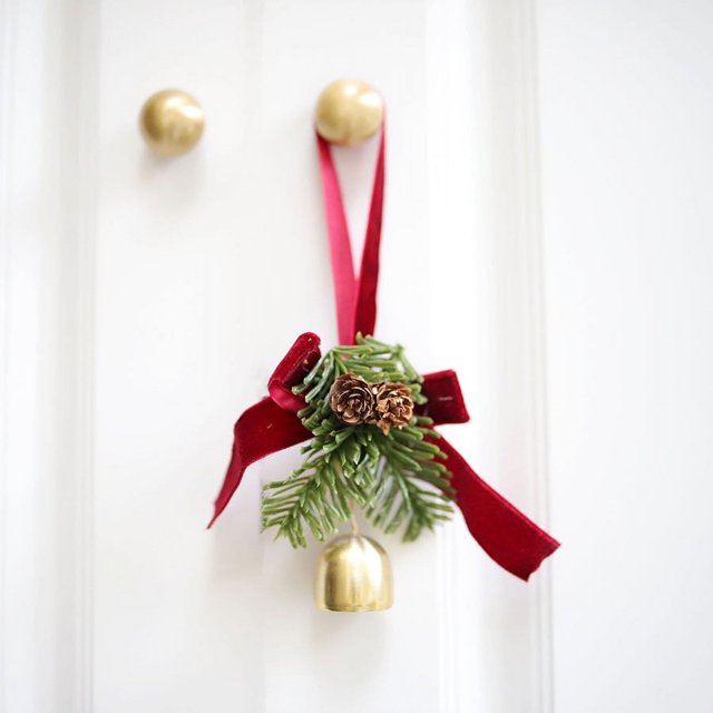 5 piezas Colgante de Navidad, Campanas Pequeñas, Árboles de Navidad, Piñas, Decoraciones de Escenas, Decoraciones, Colgantes Pequeños
