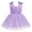 Purple, variant on IBTOM CASTLE Toddler Baby Girls Tutu Dress Sleeveless V Neck Sparkle Sequins Glitters Princess Tulle Casual Birthday Party Dress 12-18 Months Pink