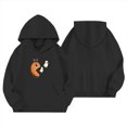 thumbnail image 4 of Weebloom Kids Halloween Hoodies For Boys Girls Cute Graphic Fleece Toddler Hoodie Pullover Tops With Pocket,Size 4-14 Y, 4 of 4