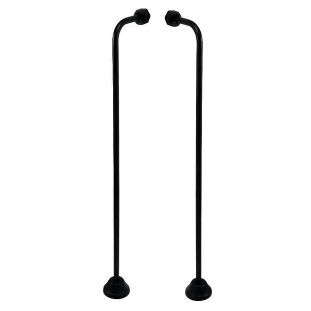 Kingston Brass CC460 Vintage Bain Déporté Simple, Noir Mat