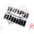 thumbnail image 4 of EeaseCA 18 Kinds Miniature Small Screw Machine Notebook Glasses Small Screw Box Set Countersunk Round Head Flat Head Screw (Black), 4 of 7