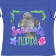 thumbnail image 4 of Inktastic Sarasota Florida Cute Swimming Manatee Boys or Girls Toddler T-Shirt, 4 of 5