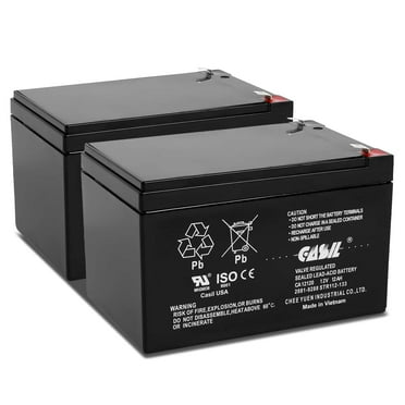 2 Pack 12v 12ah F2 Data Shield AT5000 Lead Acid Battery