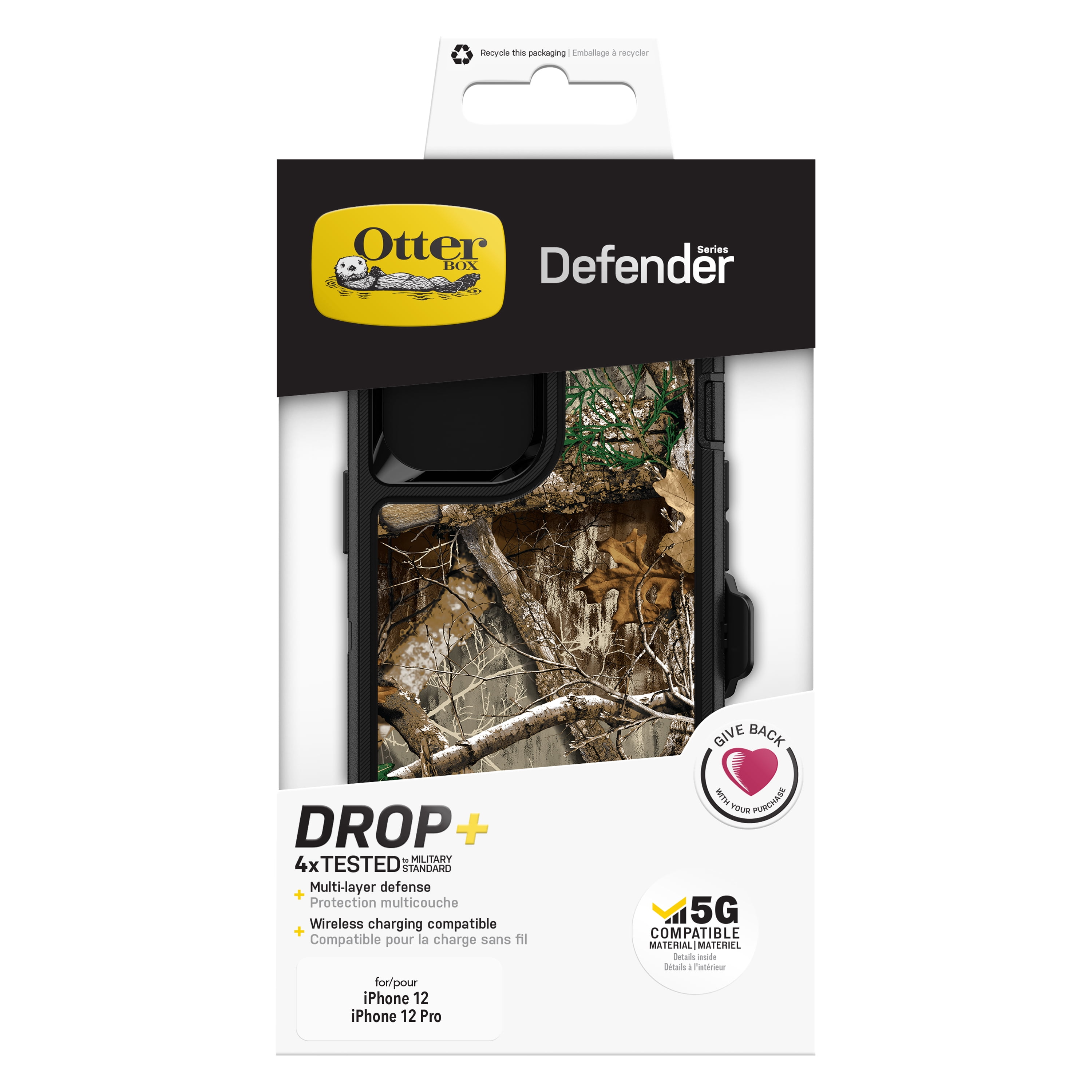OtterBox Defender Series Case for Apple iPhone 12 and iPhone 12 Pro - RealTree Edge