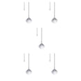 thumbnail image 1 of Wosthever Cadena de tracción de cristal transparente, lámpara ligera, colgante de cristal, luces de techo, cadenas de ventilador, luces de Type2 NO2, 1 of 1