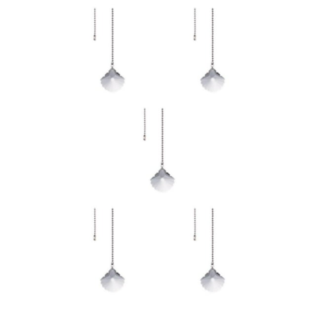 Wosthever Cadena de tracción de cristal transparente, lámpara ligera, colgante de cristal, luces de techo, cadenas de ventilador, luces de Type2 NO2