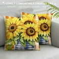 thumbnail image 3 of Wuche  Sunflower Pillow Covers  You are My Sunshine Pillow Case Decorative Square Standard Summer Pillow Covers Yellow Throw Pillow Covers for Couch Sofa Patio Home Decoration, 3 of 5