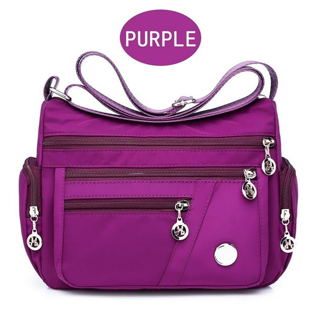 Bolso Bandolera De Nailon Impermeable De Gran Capacidad Con Varios Bolsillos Para Mujer Guardurnaity AP006479-03