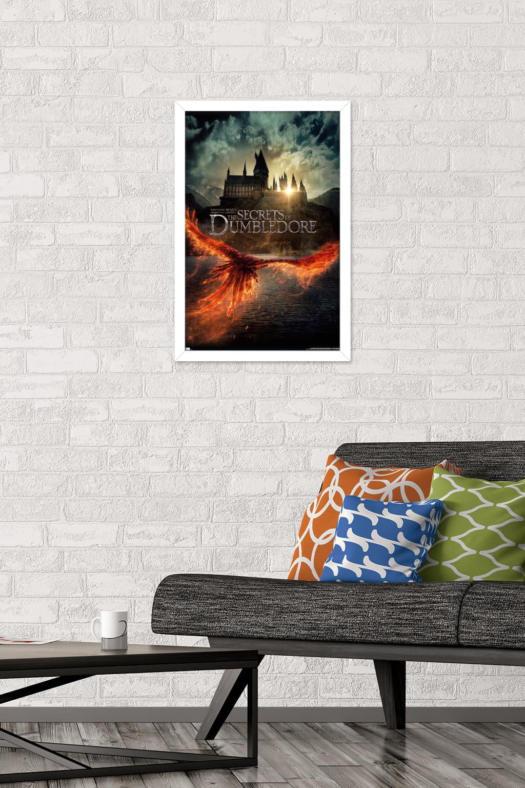 Fantastic Beasts: The Secrets of Dumbledore - Teaser One-Sheet Wall Poster, 14.725" x 22.375" Framed