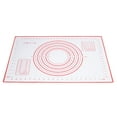 thumbnail image 6 of Large Red Food Silicone Kneading Pad - Non-Slip Baking Mat with Double Thickness, Precise Scale for Rolling and Cutting, Durable and Easy to Clean, Perfect for Pizza and Biscuits, 6 of 9