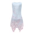 thumbnail image 2 of HELLHERO Music Flowers Sleeveless Sundress for Outdoor Holiday Trips, Round Neck Side Pockets Sleeveless Dress, 2 of 8