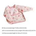 thumbnail image 3 of Water Resist Long Sleeve Baby Bib Adjustable Full Sleeve Feeding Apron Cartoon Print Smock for 6-18 Months Boys Girls, 3 of 8