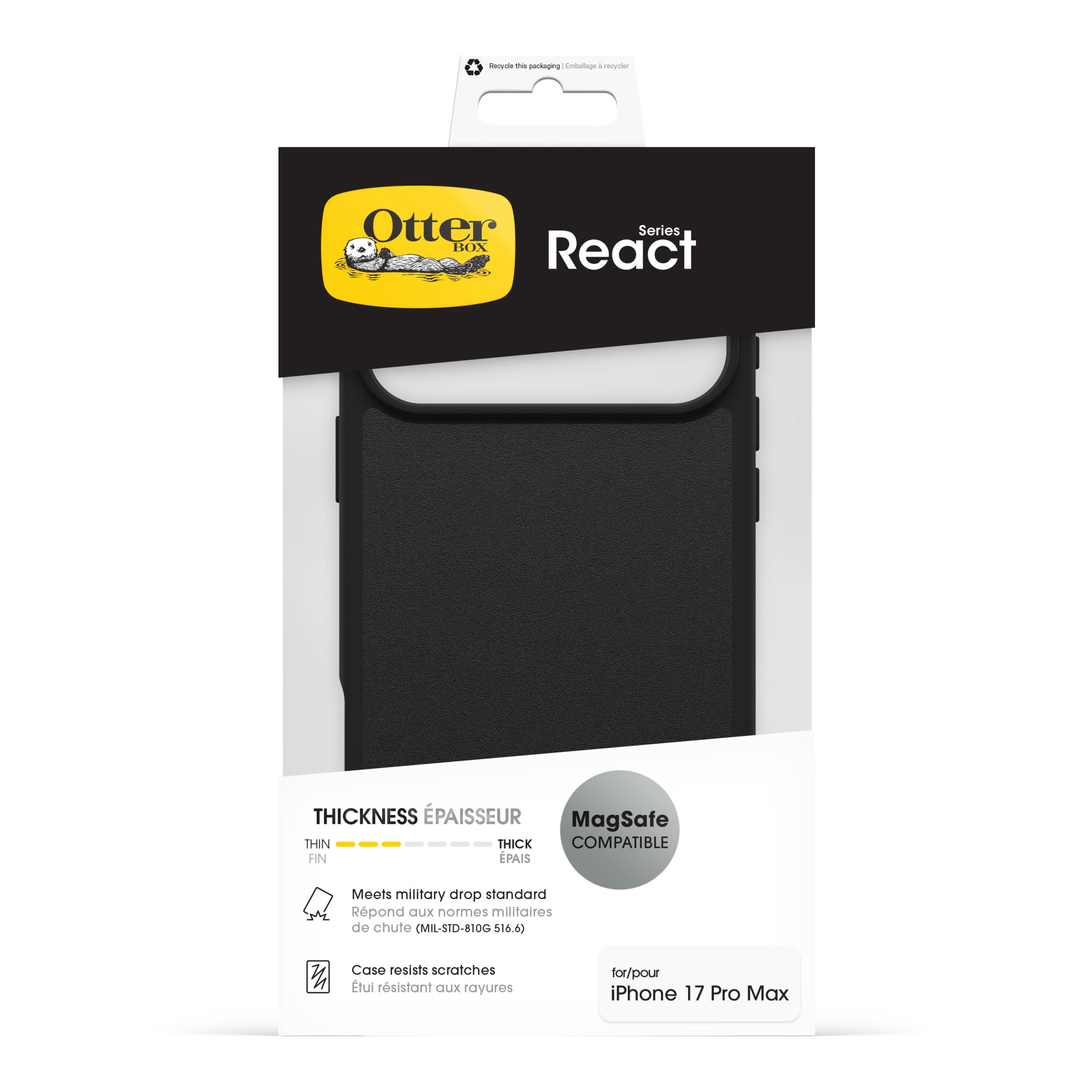 OtterBox Profile Series Case with MagSafe  for iPhone 17 Pro Max - Black
