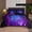 Purple, variant on Psoiuetr Galaxy Comforter Set Outer Space Purple Starry Sky Night Pattern Bedding Set for Girls Boys Kids Teens Twin Size with 1 Comforter 2 Pillowcases