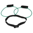 thumbnail image 2 of Ejercitador de piernas de banda ancha con banda de látex - Multicolor Verde 35lbs Sunnimix Cinturón de entrenamiento de botín, 2 of 8