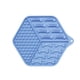 thumbnail image 1 of Alfombrilla Para Lamer Mascotas Copa De Succión Con Fondo Hexagonal Azul Plato Para Lamer Mascotas Scienceny PT000927-00, 1 of 6