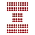 thumbnail image 3 of relayinert 24pcs/set Wide Application Wedding Party Home Decor Durable And Reliable red 5Set, 3 of 6