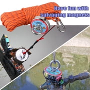 ULIBERMAGNET Ultra-Powerful Fishing Magnets 700LBS Pulling Force, N52 Neodymium Retrieval Fishing Magnets Diameter 75mm with Preferred Rope & Gloves Perfect Suitable Salvage, Treasure and Retrieving