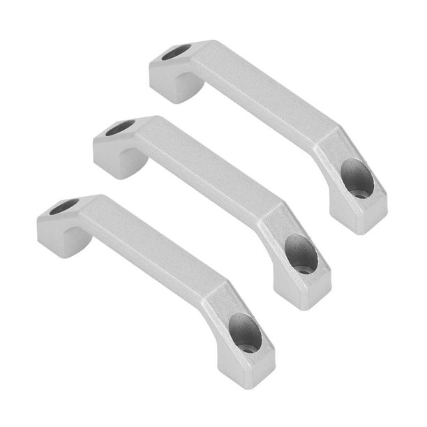 Manija de puerta de aleación de aluminio, 3 piezas Manija de gabinete Manija de muebles de aluminio Manija de cajón de aleación de aluminio Logre más