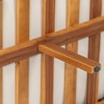 thumbnail image 5 of Christopher Knight Home 4 Piece Patio Conversation Set with Cushion, Textilene Backrest, Teak + Beige, 5 of 13