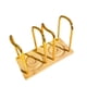 thumbnail image 1 of Portavasos de papel, soporte para tazas de café, soporte de almacenamiento con base de madera, ahorra espacio en la mesa. Ranura Gold 2, 1 of 9