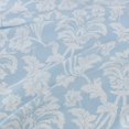 thumbnail image 4 of Chezmoi Collection 4-Piece Floral Medallion Bed Sheet Set, Queen Size - Blue/White Floral Printed Microfiber Soft Breathable Deep Pocket Sheets and Pillowcases Set, 4 of 9