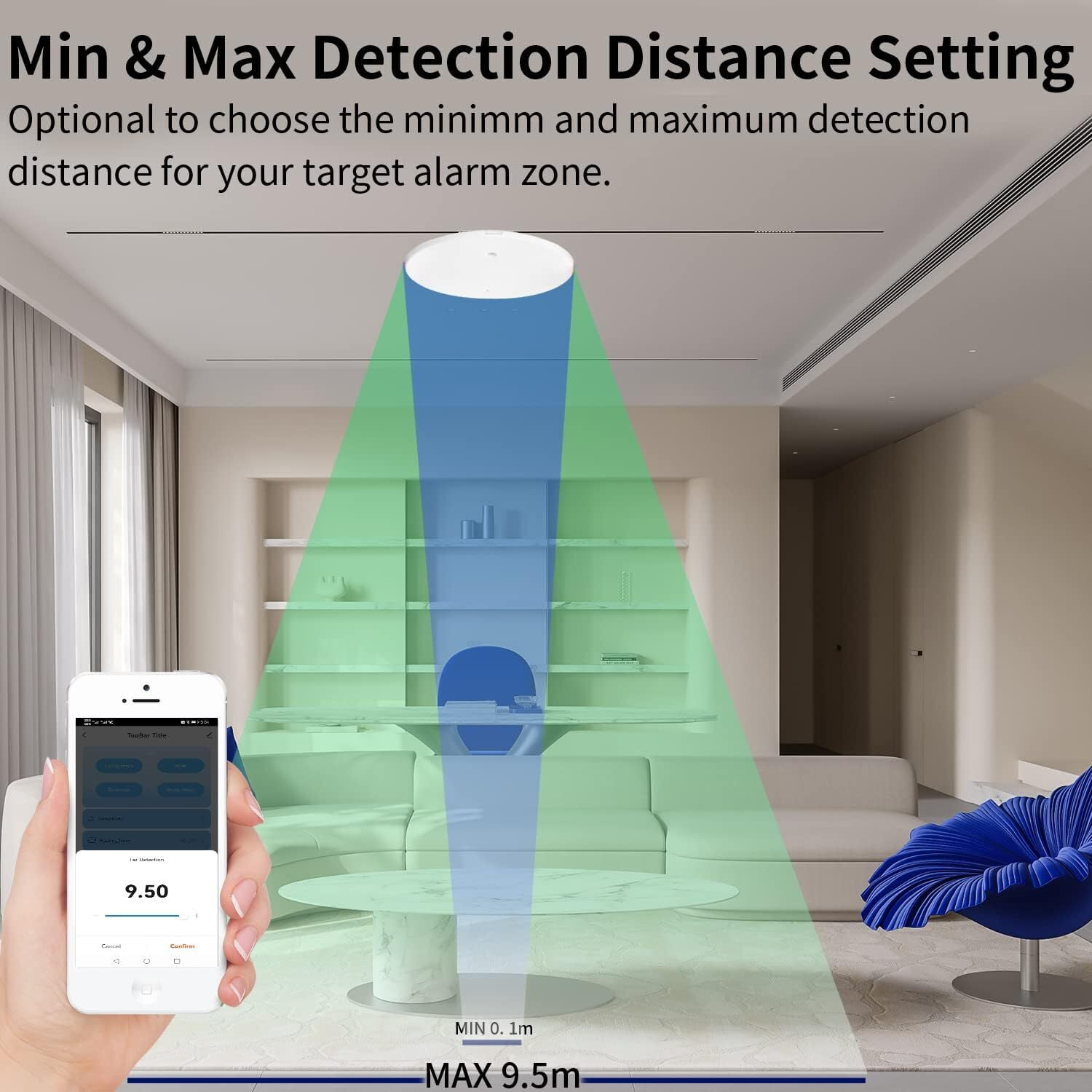 Smart Human Presence Detector,Zigbee Millimeter Wave Radar Detection Sensor,Sensing Human Movement and Static Presence