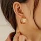 thumbnail image 1 of HomeKingdee Women's Irregular Shaped Beads Geometric Creative Earrings - Alloy Metal Gold Color​ Color Jewelry Accessories for Wedding Party Occasions, 1 of 5