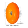 thumbnail image 2 of Donut Table Lamp with Touch Dimmer, Rechargeable Cordless Night Light for Bedside, Stepless Brightness Control Ambient Decor for Home Office (White), 2 of 5