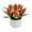 Orange, variant on Artificial Tulips Potted Plants - Plastic Miniature Bonsai for Indoor Decor, Low-Maintenance Desktop Greenery, Ideal for Home & Office Accents,Pink