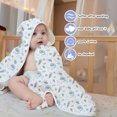 thumbnail image 3 of Toalla de baño para bebé con capucha 100% algodón, súper suave y absorbente, tamaño grande 70 x 140 cm, toalla de baño Baby Essentials para recién nacidos, bebés, niños y niñas, 3 of 5