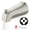 Brushed Nickel, variant on Bathtub Faucet Easy to Install Tub Spout with Diverter,American Standard Tub Faucet Replacement Fits 1/2" Copper Water Tube(5/8" Diameter) with Hex Wrench Chrome Finish