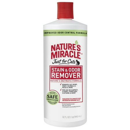 stain odor remover miracle nature cat ounces