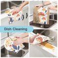 thumbnail image 2 of Yayeee 6 Pack Kitchen Dish Cloths for Washing Dishes Soft Absorbent Microfiber Towels, White Mushroom, 2 of 9