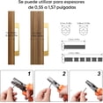 thumbnail image 3 of Tiradores para Cajones, 10 Piezas Manijas para Gabinetes Dorado Mate, Jaladeras para Cajones Agarraderas Tiradores para Gabinete, Jaladera para Mueble para Cocina, Baño y Dormitorio, 3 of 4