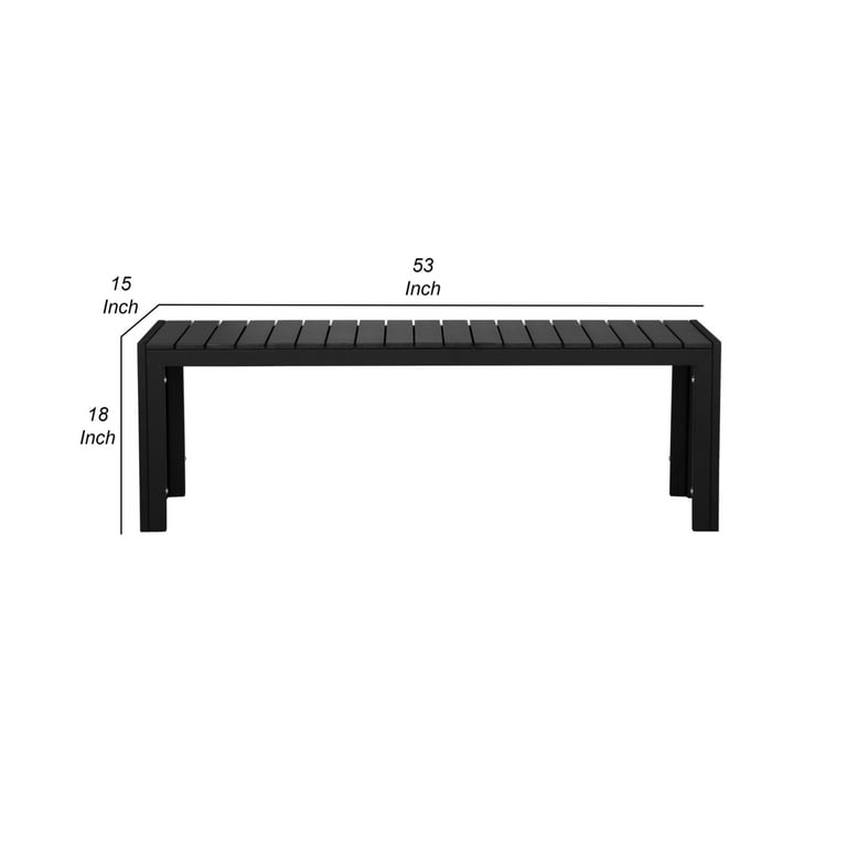 53 inch online outdoor bench cushion